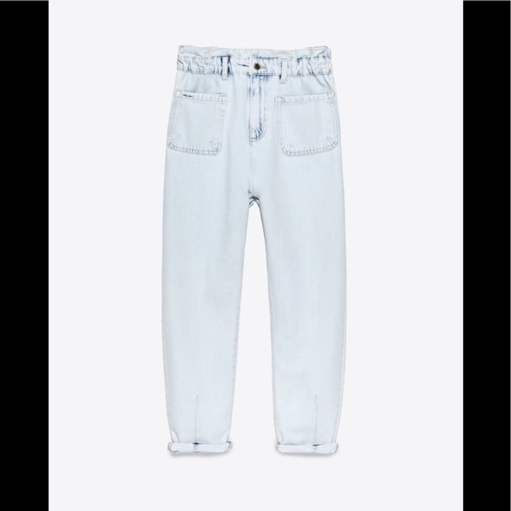 Zara paperbag jeans